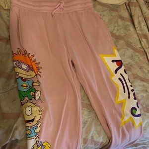 Nickelodeon pink sweats